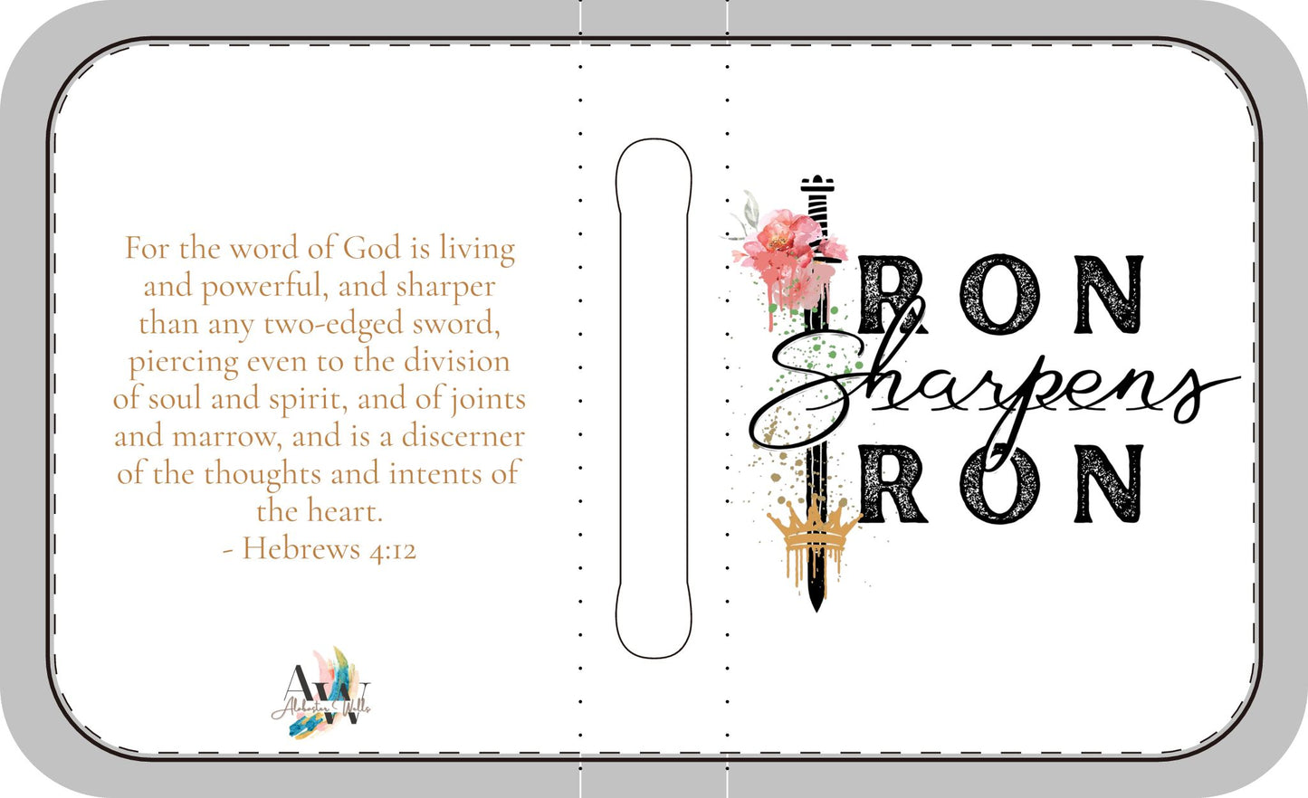 Iron Sharpens Iron - Bible Cover