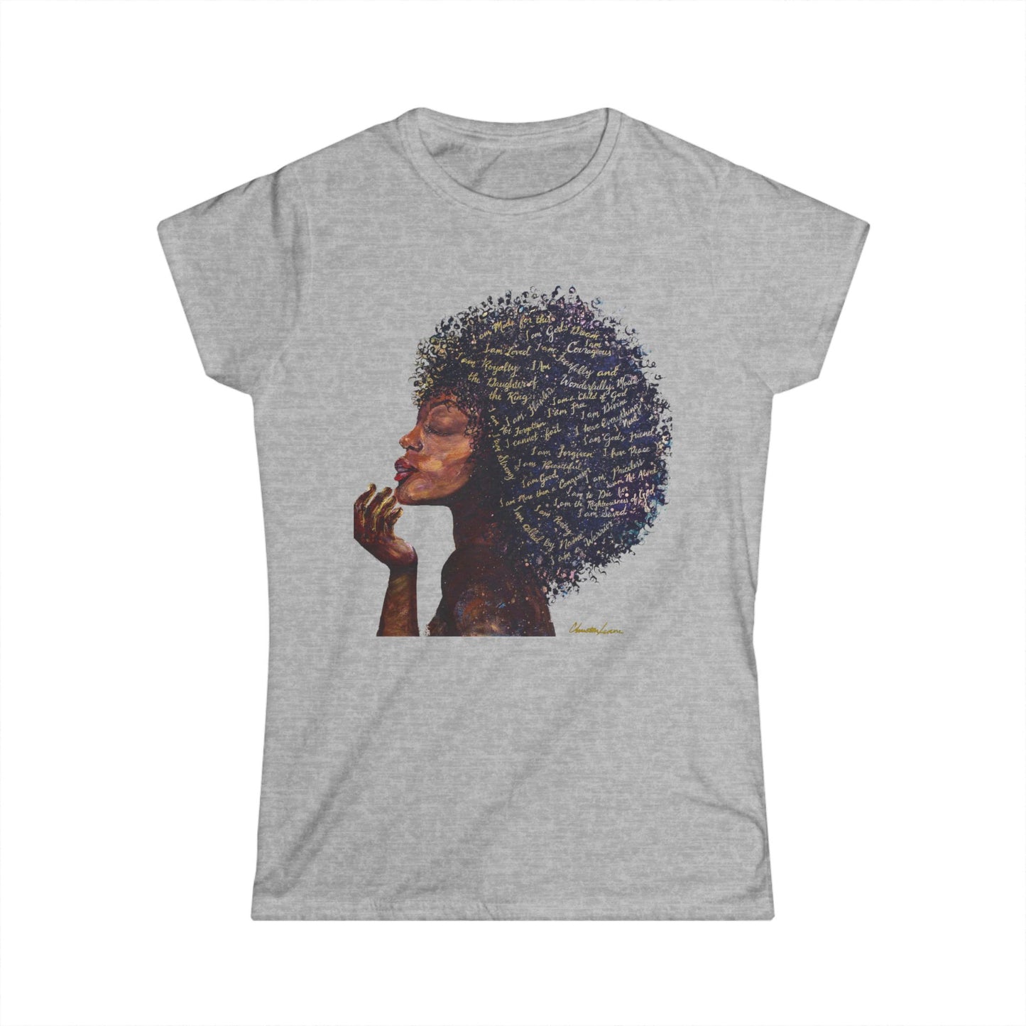 Empowering Women’s Softstyle Tee with Inspirational Quote