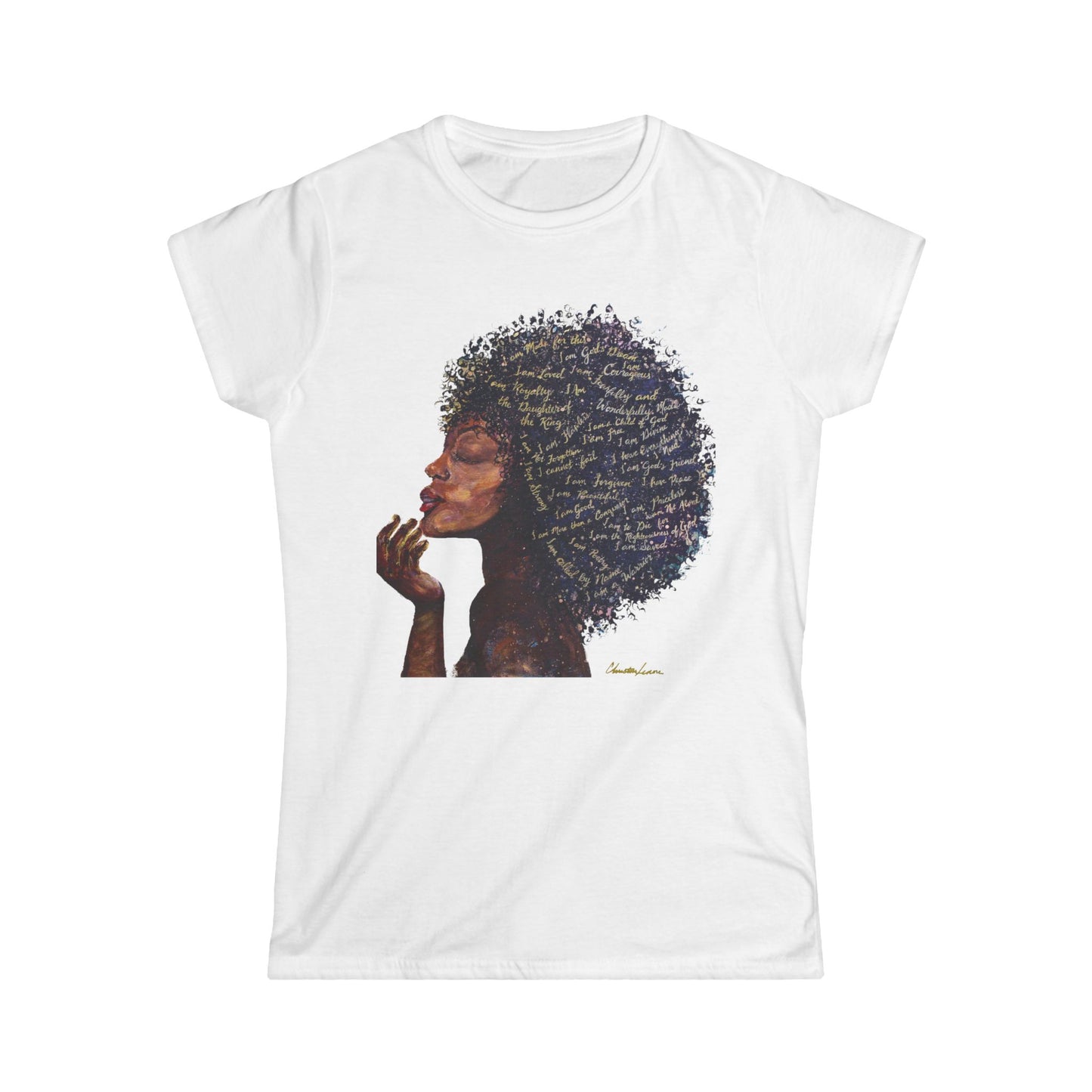 Empowering Women’s Softstyle Tee with Inspirational Quote
