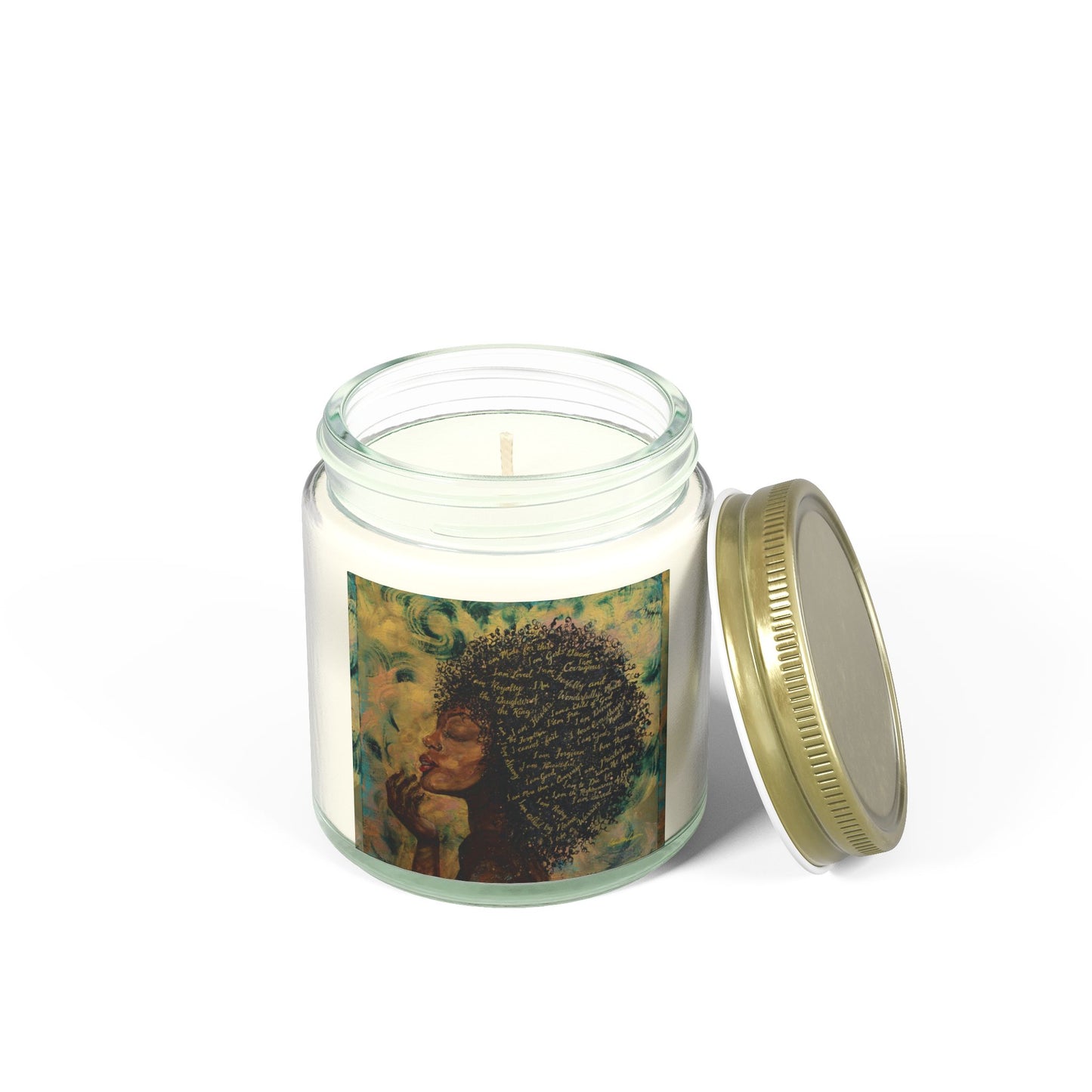 Scented Coconut Apricot Candles (4oz, 9oz)