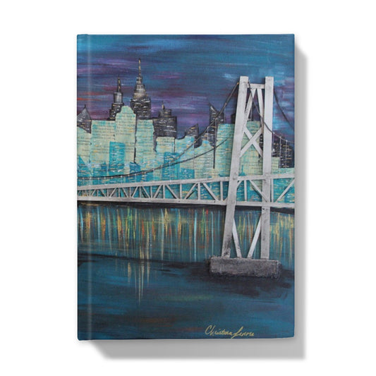 Twilight City Bridge - Hardback Journal